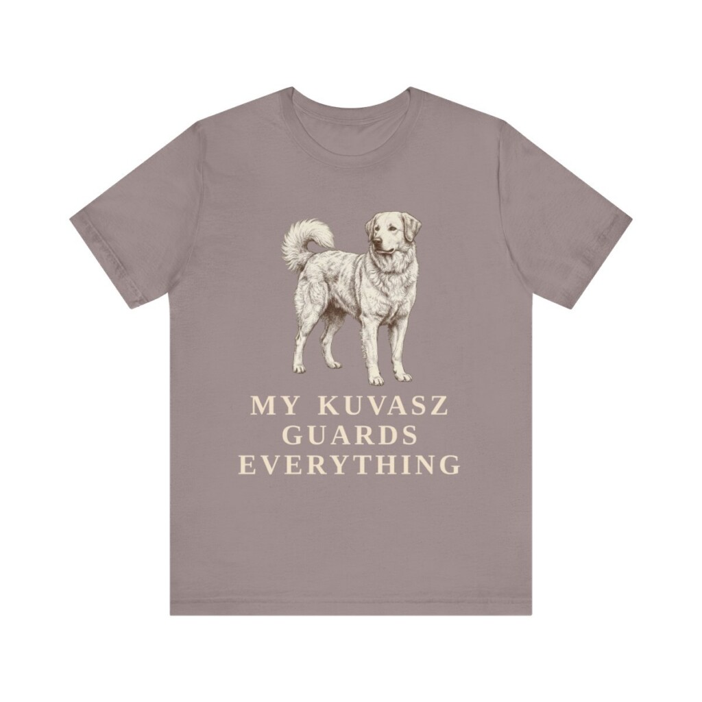 Kuvasz Humor Shirt, Vintage Dog Sketch Tee, Dog Humor Gift