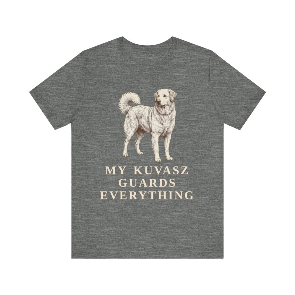 Kuvasz Humor Shirt, Vintage Dog Sketch Tee, Dog Humor Gift