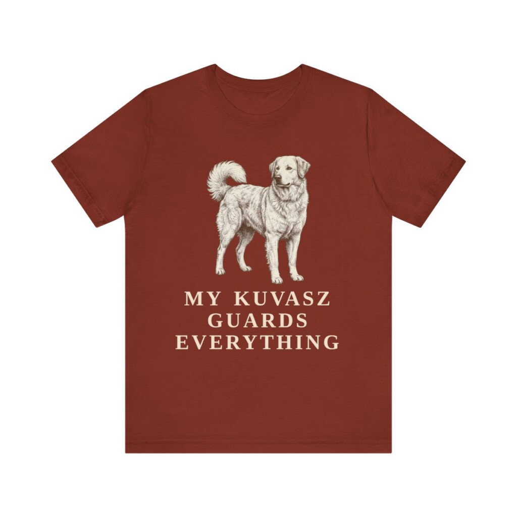 Kuvasz Humor Shirt, Vintage Dog Sketch Tee, Dog Humor Gift