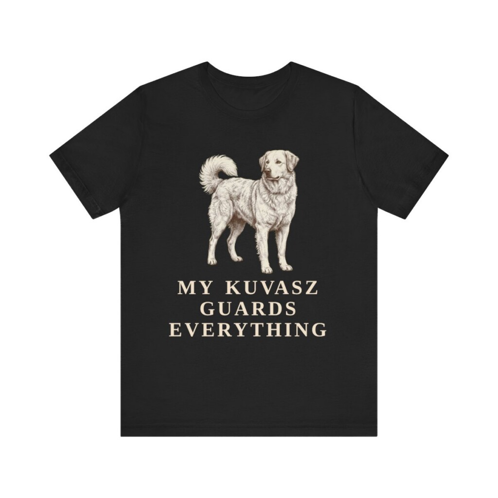 Kuvasz Humor Shirt, Vintage Dog Sketch Tee, Dog Humor Gift