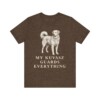 Kuvasz Humor Shirt, Vintage Dog Sketch Tee, Dog Humor Gift