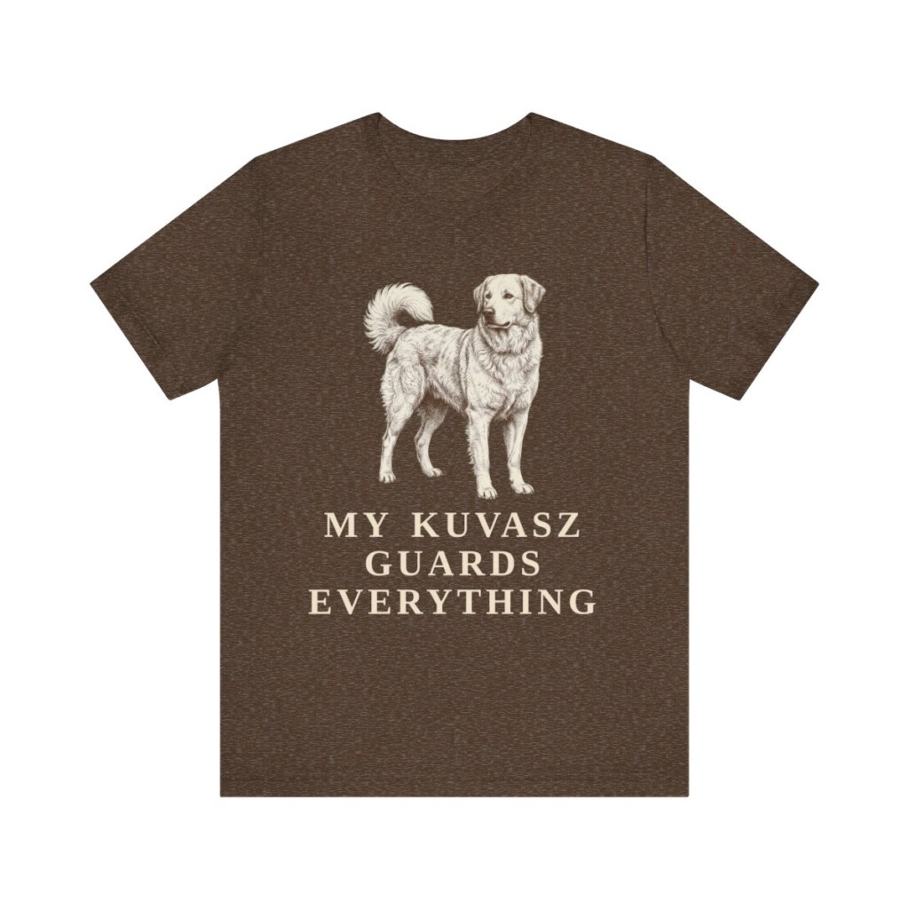 Kuvasz Humor Shirt, Vintage Dog Sketch Tee, Dog Humor Gift