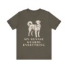 Kuvasz Humor Shirt, Vintage Dog Sketch Tee, Dog Humor Gift