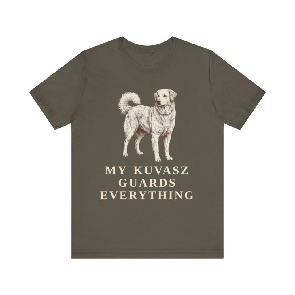 Kuvasz Humor Shirt, Vintage Dog Sketch Tee, Dog Humor Gift
