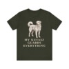 Kuvasz Humor Shirt, Vintage Dog Sketch Tee, Dog Humor Gift