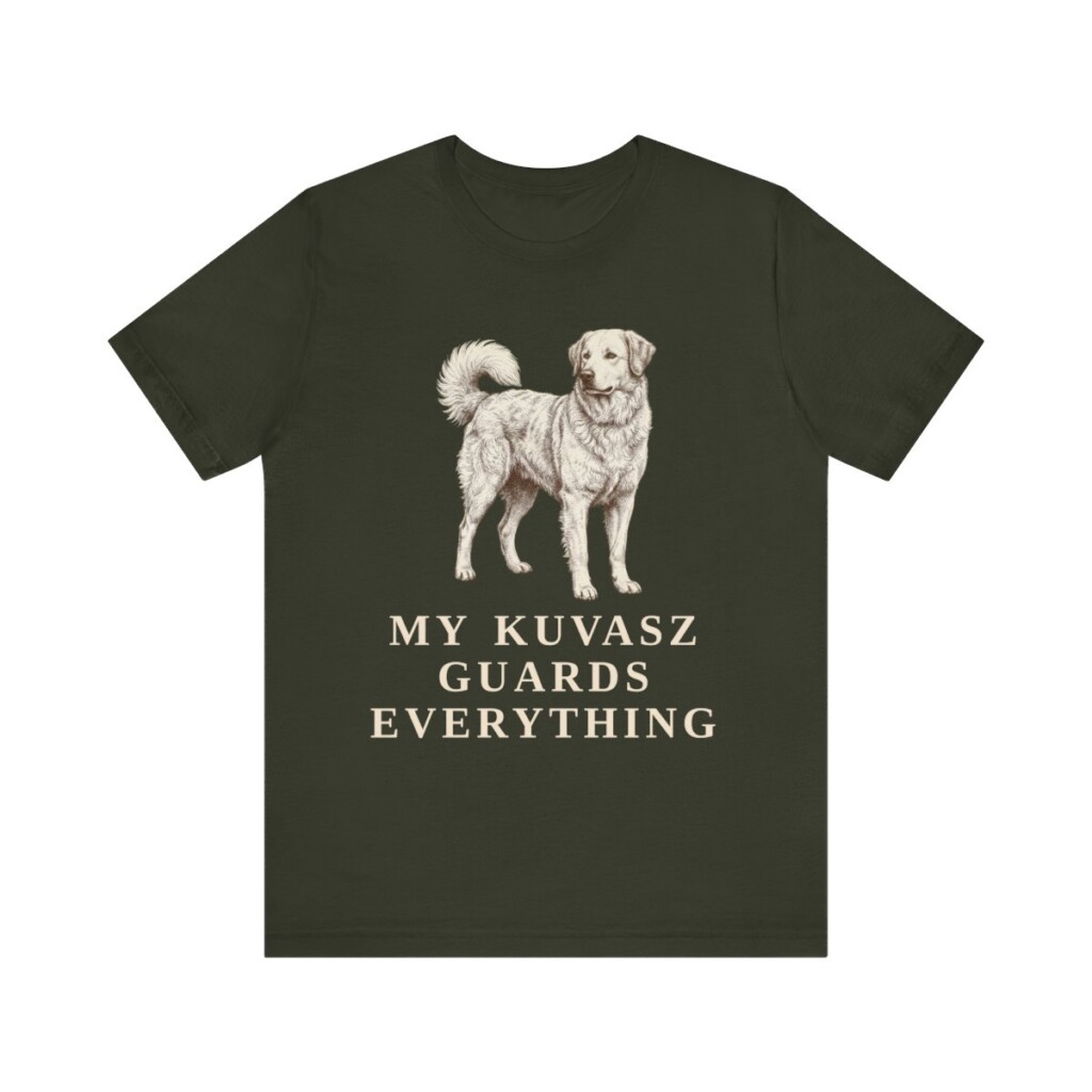 Kuvasz Humor Shirt, Vintage Dog Sketch Tee, Dog Humor Gift