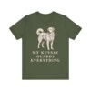Kuvasz Humor Shirt, Vintage Dog Sketch Tee, Dog Humor Gift