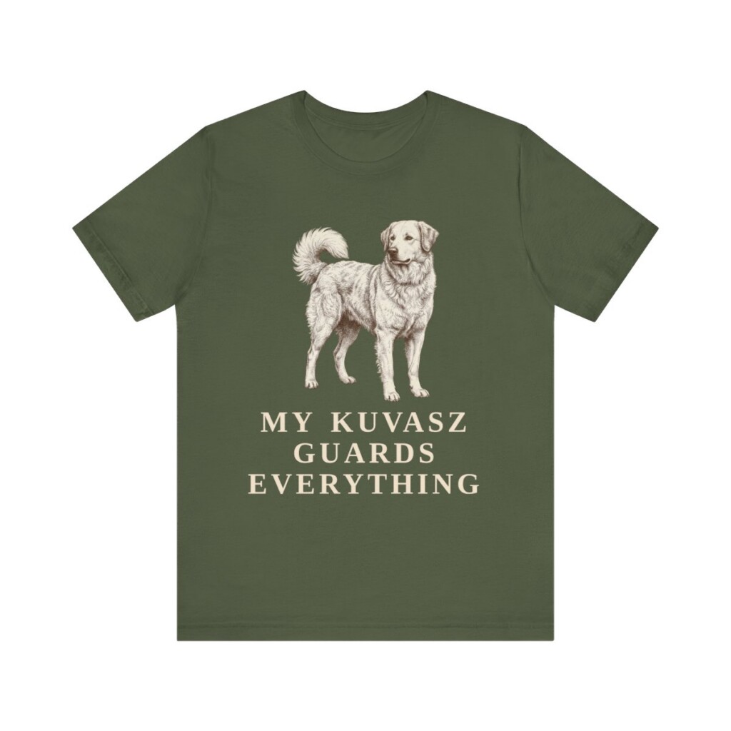 Kuvasz Humor Shirt, Vintage Dog Sketch Tee, Dog Humor Gift