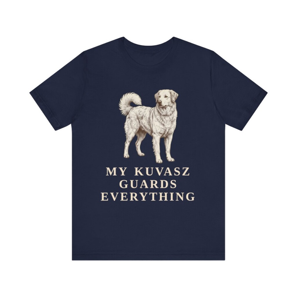 Kuvasz Humor Shirt, Vintage Dog Sketch Tee, Dog Humor Gift