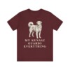 Kuvasz Humor Shirt, Vintage Dog Sketch Tee, Dog Humor Gift
