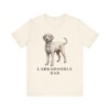 Labradoodle Dad Shirt, Vintage Dog Sketch Tee, Dog Dad Gift