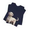 Labradoodle Dad Shirt, Vintage Dog Sketch Tee, Dog Dad Gift