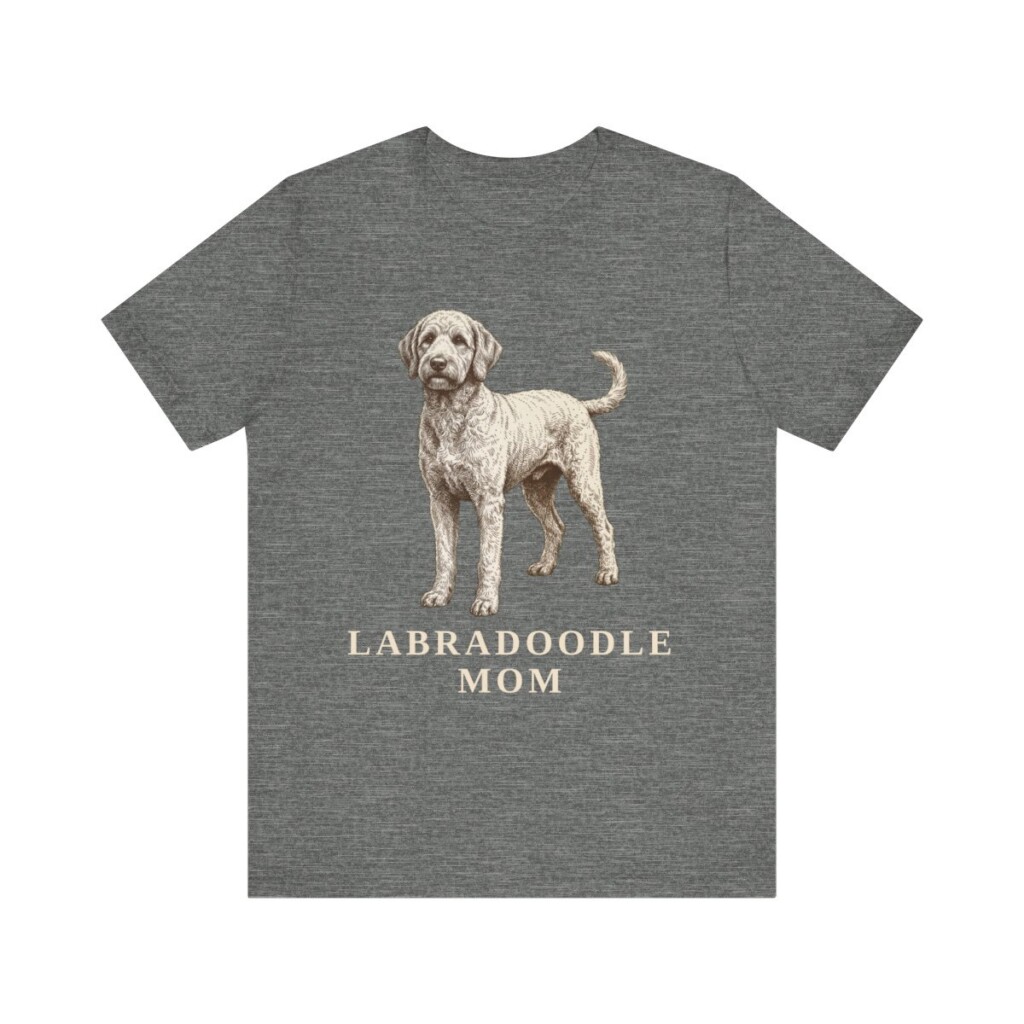 Labradoodle Mom Shirt, Vintage Dog Sketch Tee, Dog Mom Gift Labradoodle Mom Shirt, Vintage Dog Sketch Tee, Dog Mom Gift