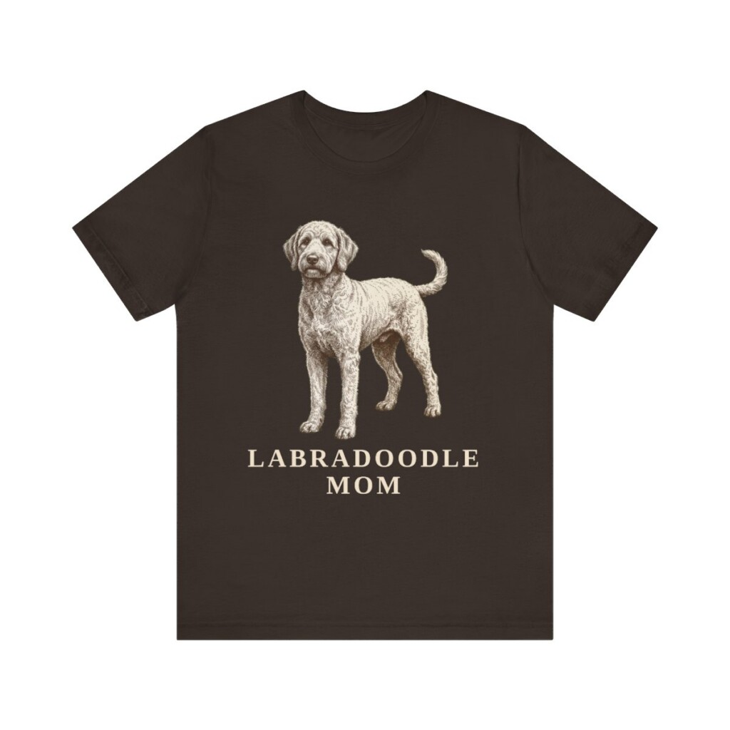 Labradoodle Mom Shirt, Vintage Dog Sketch Tee, Dog Mom Gift Labradoodle Mom Shirt, Vintage Dog Sketch Tee, Dog Mom Gift