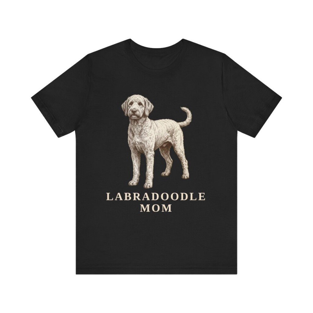 Labradoodle Mom Shirt, Vintage Dog Sketch Tee, Dog Mom Gift Labradoodle Mom Shirt, Vintage Dog Sketch Tee, Dog Mom Gift