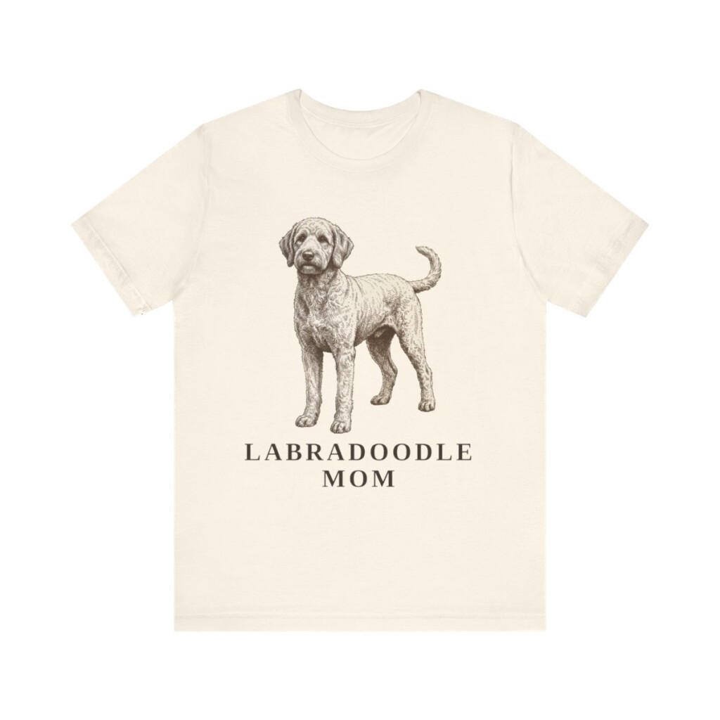 Labradoodle Mom Shirt, Vintage Dog Sketch Tee, Dog Mom Gift Labradoodle Mom Shirt, Vintage Dog Sketch Tee, Dog Mom Gift