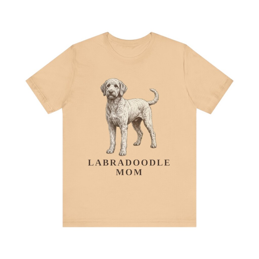 Labradoodle Mom Shirt, Vintage Dog Sketch Tee, Dog Mom Gift Labradoodle Mom Shirt, Vintage Dog Sketch Tee, Dog Mom Gift