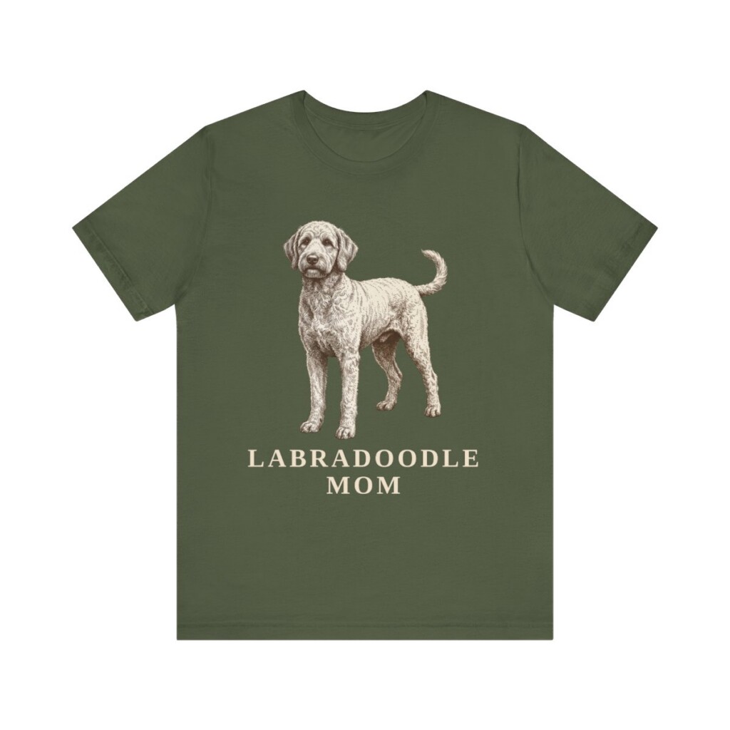 Labradoodle Mom Shirt, Vintage Dog Sketch Tee, Dog Mom Gift Labradoodle Mom Shirt, Vintage Dog Sketch Tee, Dog Mom Gift
