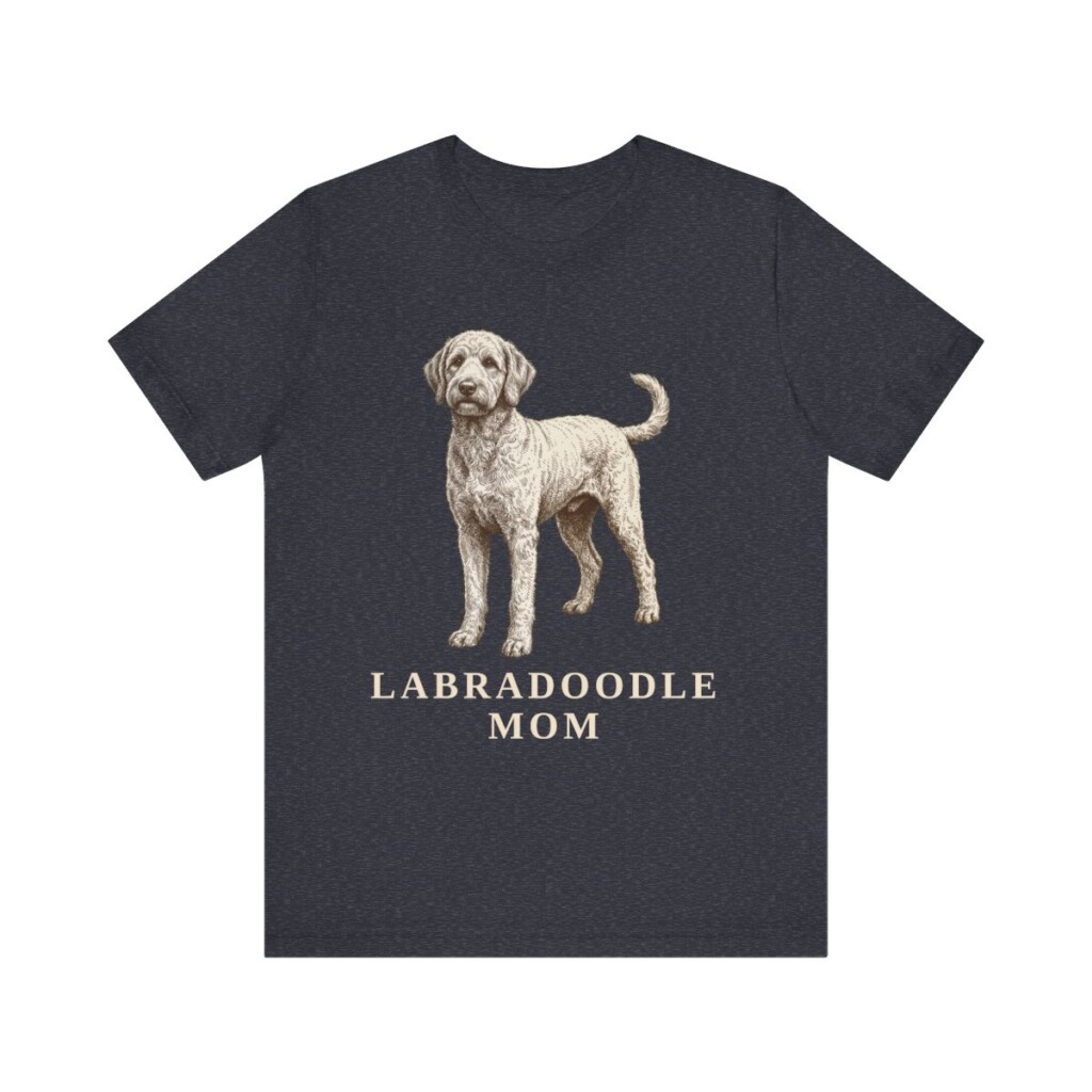 Labradoodle Mom Shirt, Vintage Dog Sketch Tee, Dog Mom Gift Labradoodle Mom Shirt, Vintage Dog Sketch Tee, Dog Mom Gift