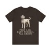 Labradoodle Humor Shirt, Vintage Dog Sketch Tee, Dog Humor Gift