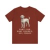 Labradoodle Humor Shirt, Vintage Dog Sketch Tee, Dog Humor Gift