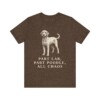 Labradoodle Humor Shirt, Vintage Dog Sketch Tee, Dog Humor Gift