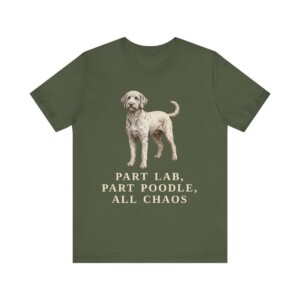 Labradoodle Humor Shirt, Vintage Dog Sketch Tee, Dog Humor Gift