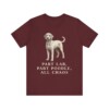 Labradoodle Humor Shirt, Vintage Dog Sketch Tee, Dog Humor Gift