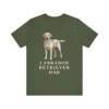 Labrador Retriever Dad Shirt, Vintage Dog Sketch Tee, Dog Dad Gift