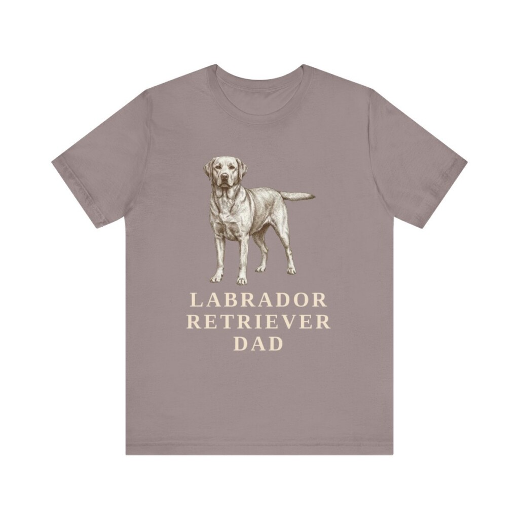 Labrador Retriever Dad Shirt, Vintage Dog Sketch Tee, Dog Dad Gift