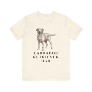 Labrador Retriever Dad Shirt, Vintage Dog Sketch Tee, Dog Dad Gift