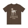 Labrador Retriever Dad Shirt, Vintage Dog Sketch Tee, Dog Dad Gift