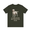 Labrador Retriever Dad Shirt, Vintage Dog Sketch Tee, Dog Dad Gift