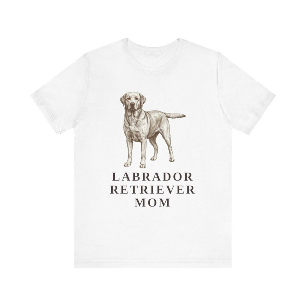 Labrador Retriever Mom Shirt, Vintage Dog Sketch Tee, Dog Mom Gift