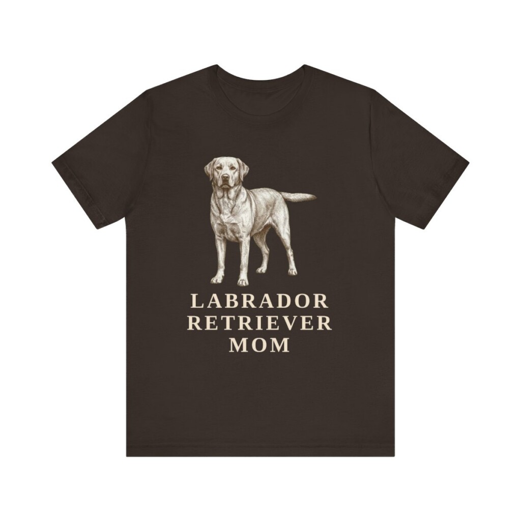 Labrador Retriever Mom Shirt, Vintage Dog Sketch Tee, Dog Mom Gift