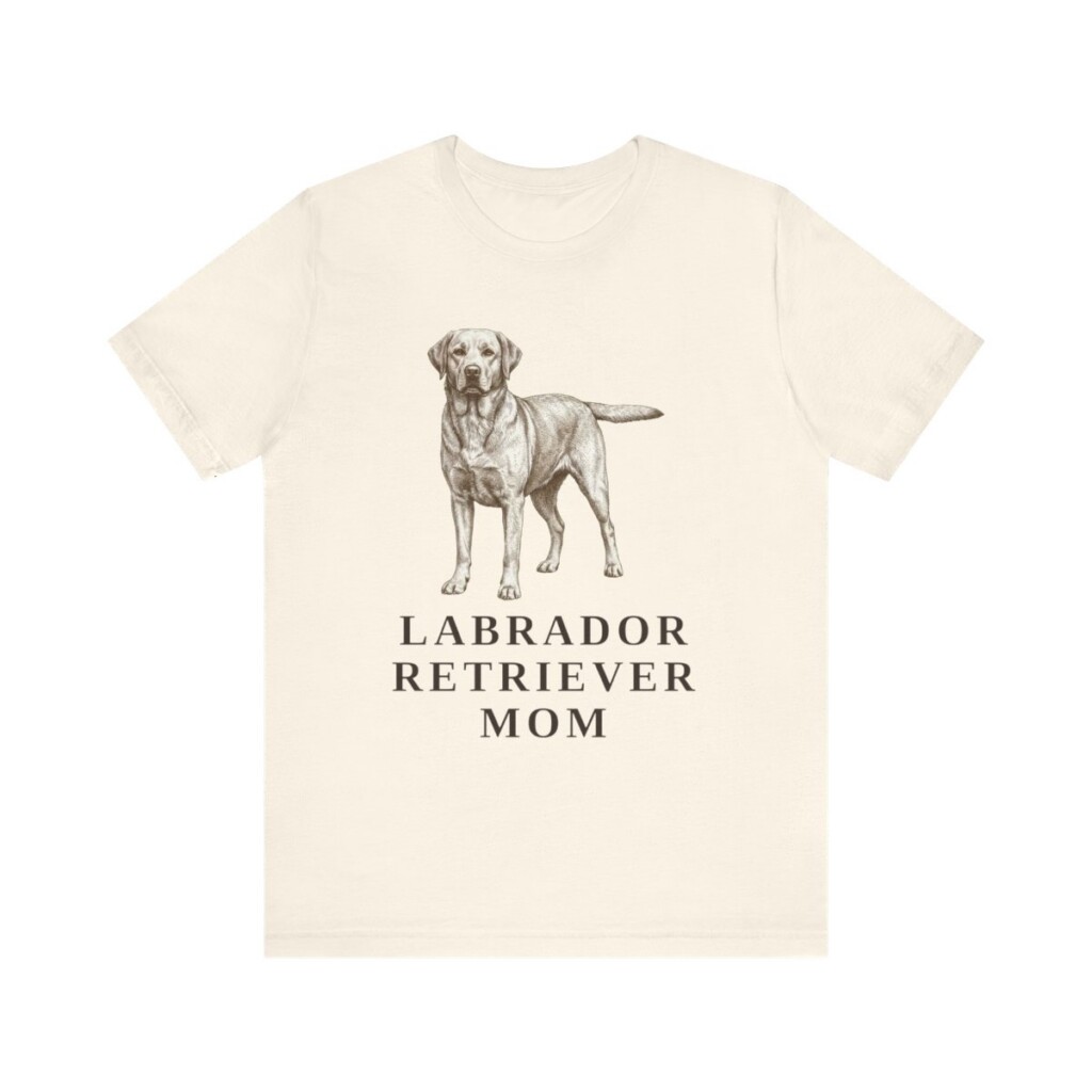 Labrador Retriever Mom Shirt, Vintage Dog Sketch Tee, Dog Mom Gift