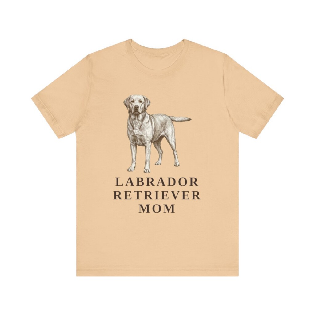 Labrador Retriever Mom Shirt, Vintage Dog Sketch Tee, Dog Mom Gift