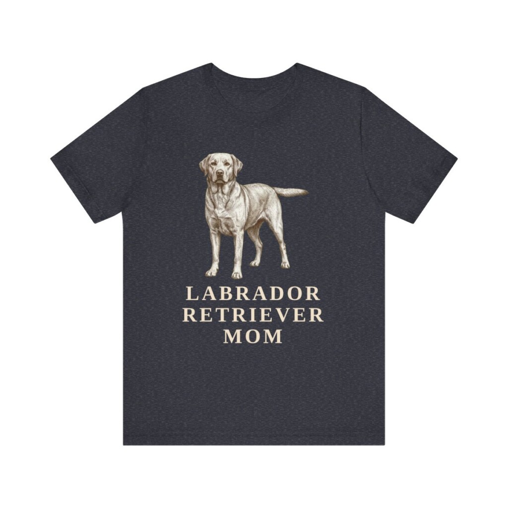 Labrador Retriever Mom Shirt, Vintage Dog Sketch Tee, Dog Mom Gift