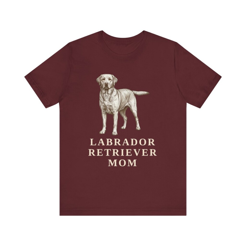 Labrador Retriever Mom Shirt, Vintage Dog Sketch Tee, Dog Mom Gift