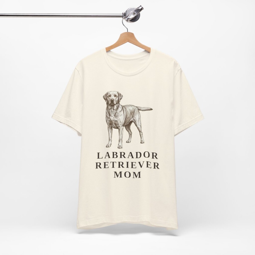 Labrador Retriever Mom Shirt, Vintage Dog Sketch Tee, Dog Mom Gift