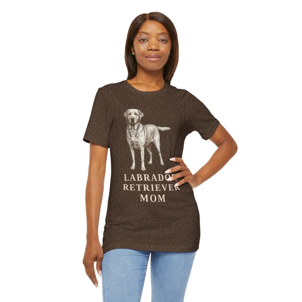 Labrador Retriever Mom Shirt, Vintage Dog Sketch Tee, Dog Mom Gift