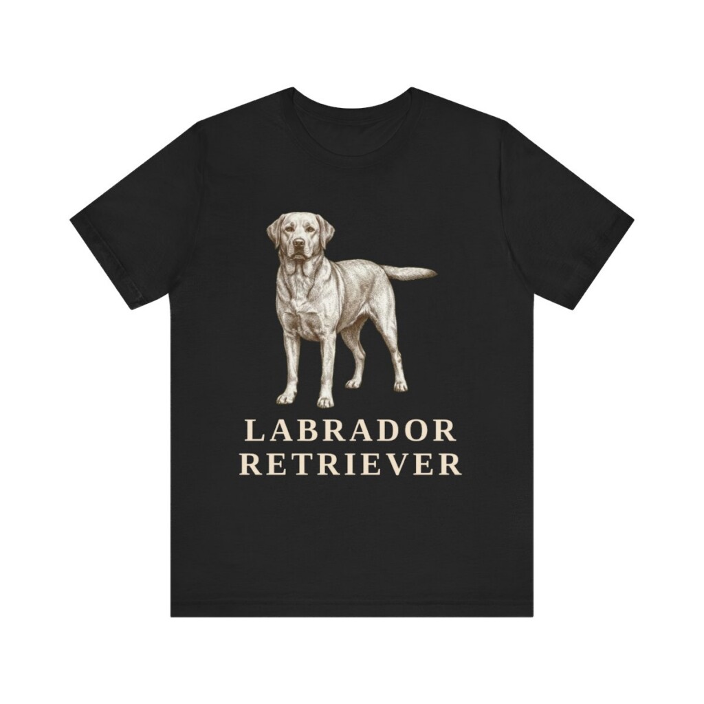 Labrador Retriever Lover Shirt, Vintage Dog Sketch Tee, Dog Lover Gift