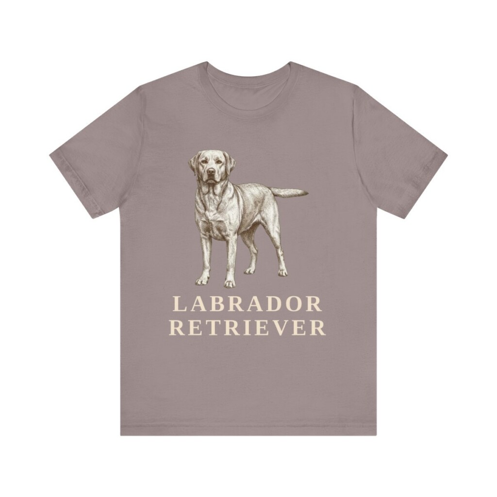 Labrador Retriever Lover Shirt, Vintage Dog Sketch Tee, Dog Lover Gift