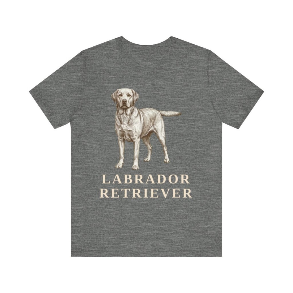 Labrador Retriever Lover Shirt, Vintage Dog Sketch Tee, Dog Lover Gift