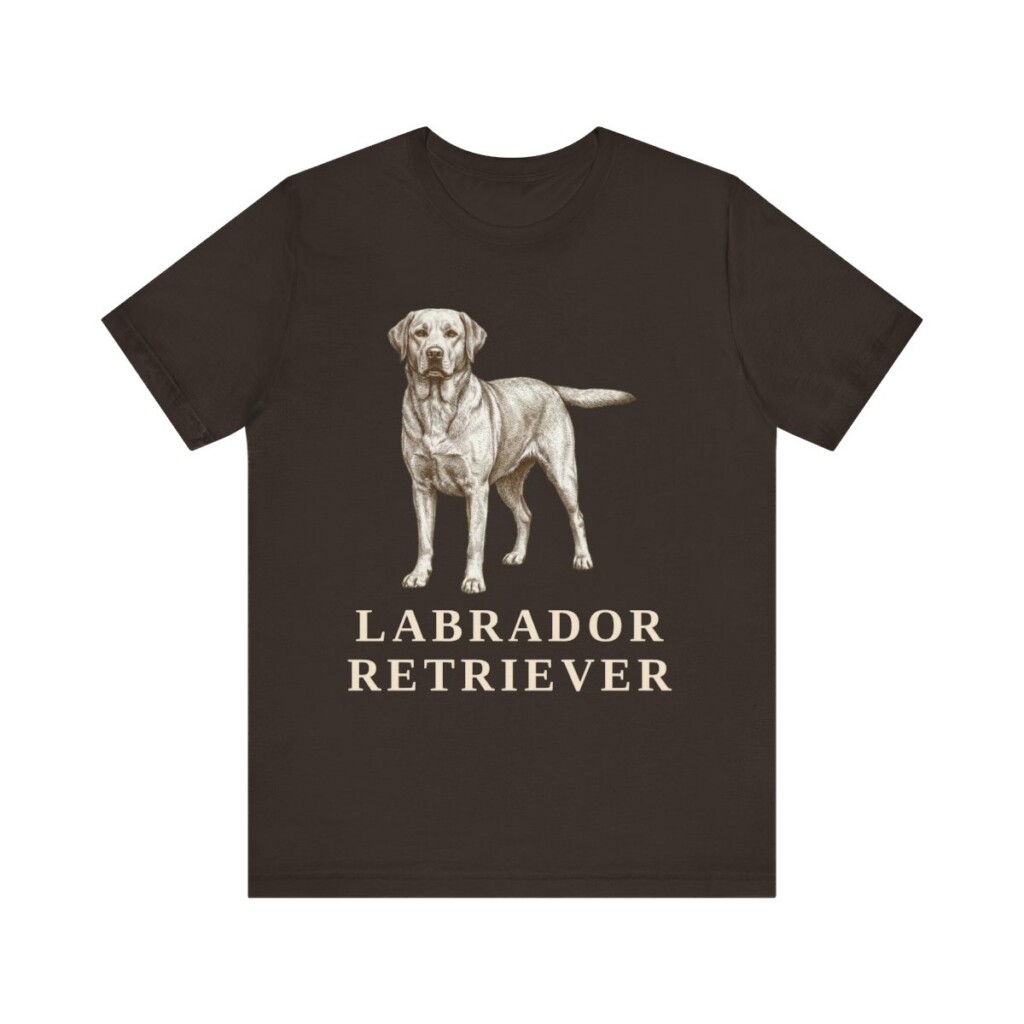 Labrador Retriever Lover Shirt, Vintage Dog Sketch Tee, Dog Lover Gift