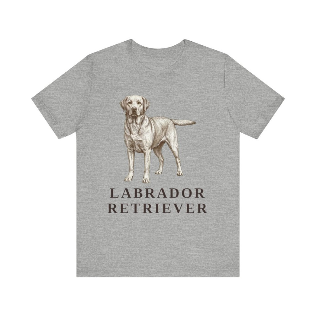 Labrador Retriever Lover Shirt, Vintage Dog Sketch Tee, Dog Lover Gift