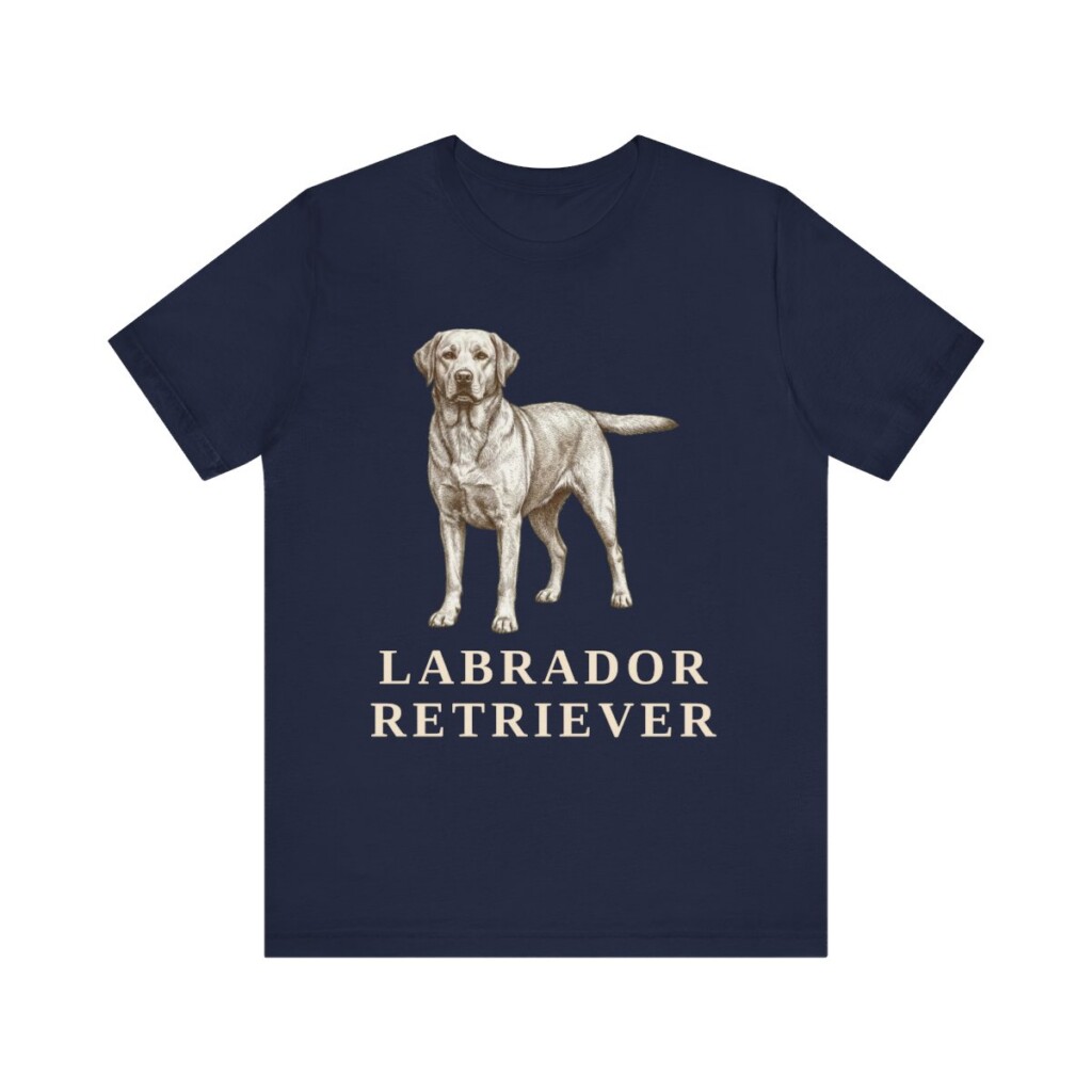 Labrador Retriever Lover Shirt, Vintage Dog Sketch Tee, Dog Lover Gift