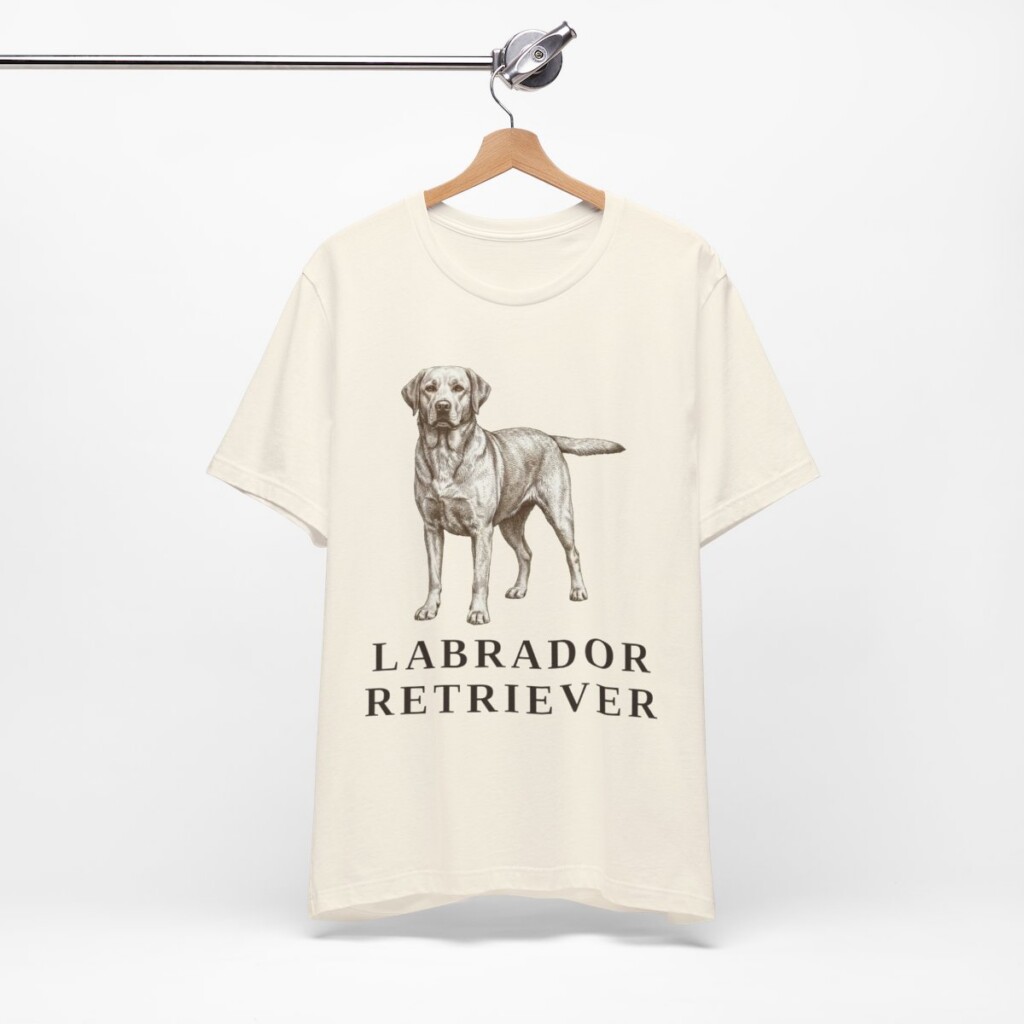 Labrador Retriever Lover Shirt, Vintage Dog Sketch Tee, Dog Lover Gift