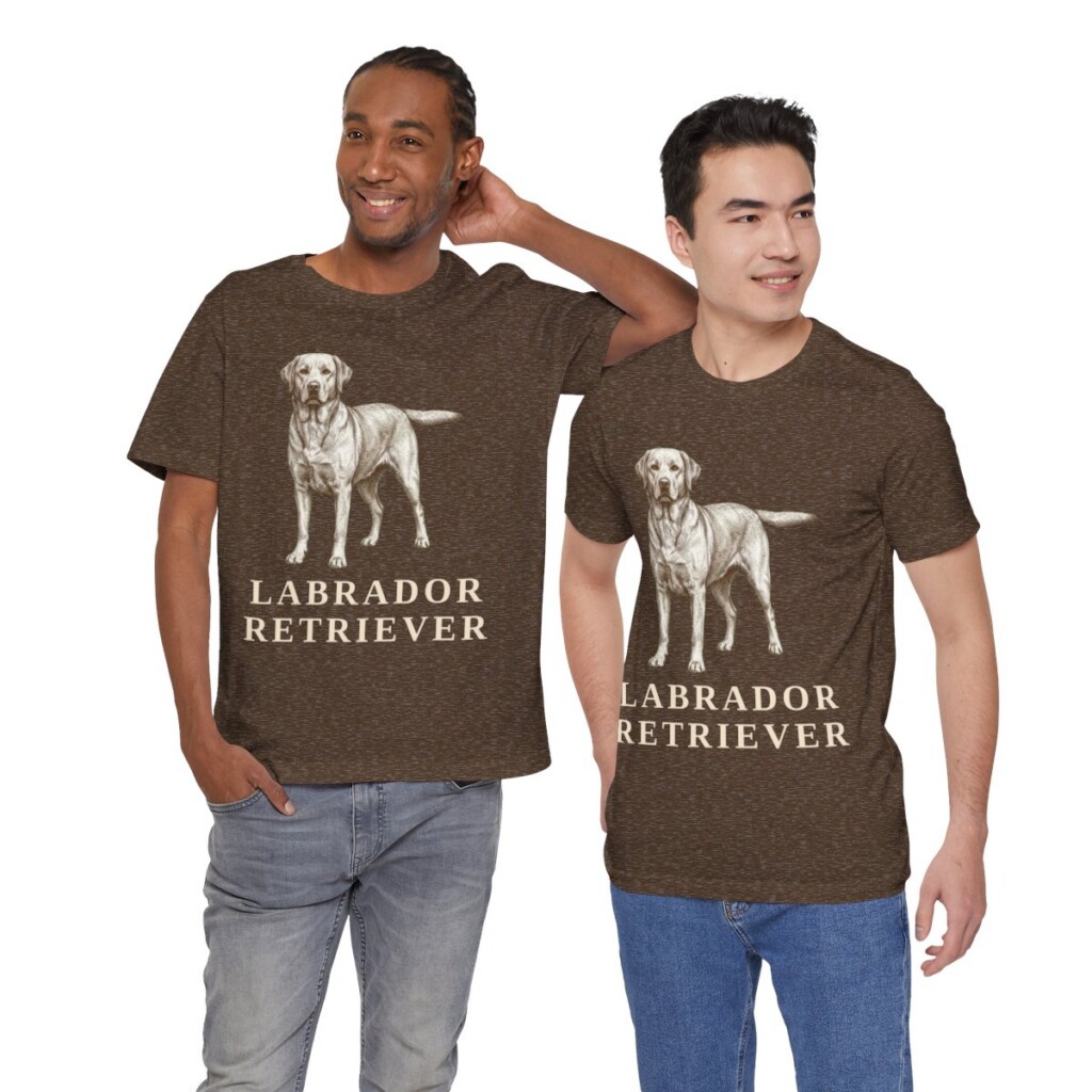 Labrador Retriever Lover Shirt, Vintage Dog Sketch Tee, Dog Lover Gift