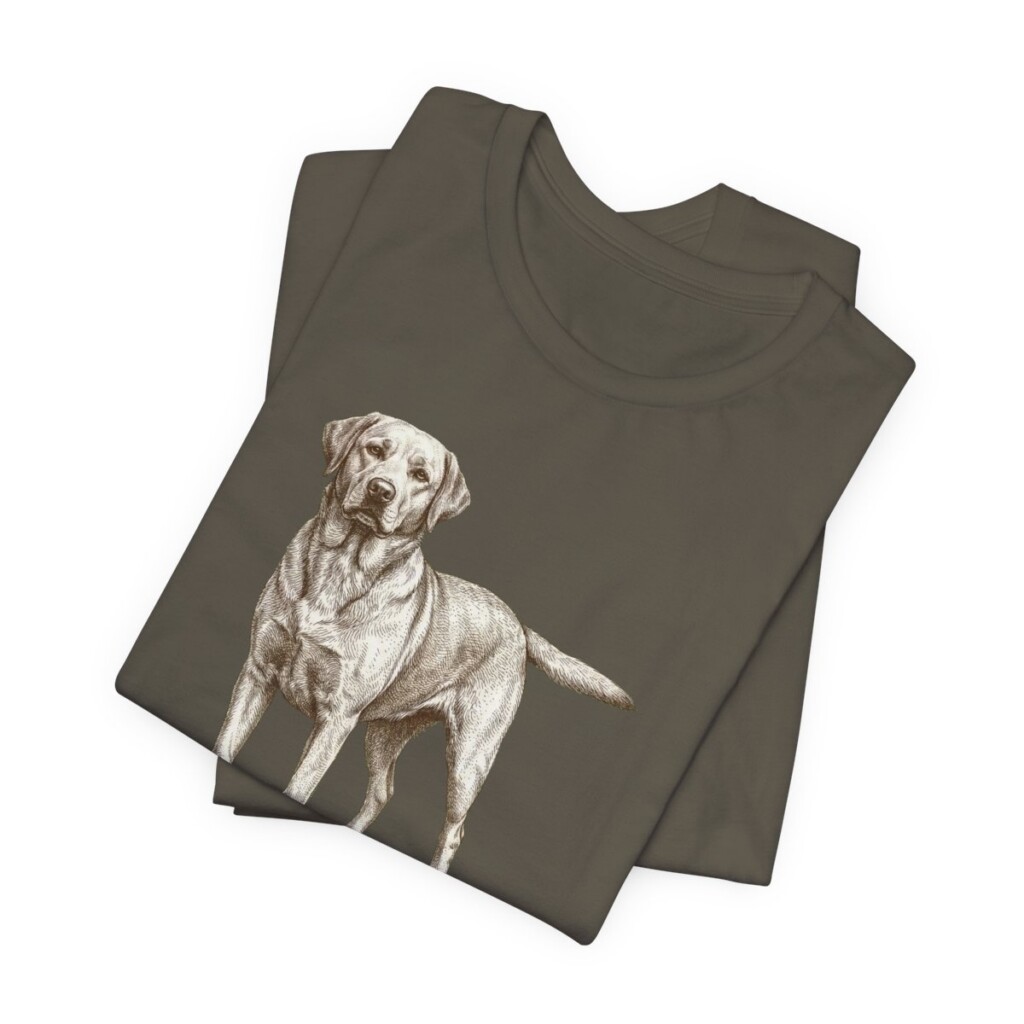 Labrador Retriever Humor Shirt, Vintage Dog Sketch Tee, Dog Humor Gift